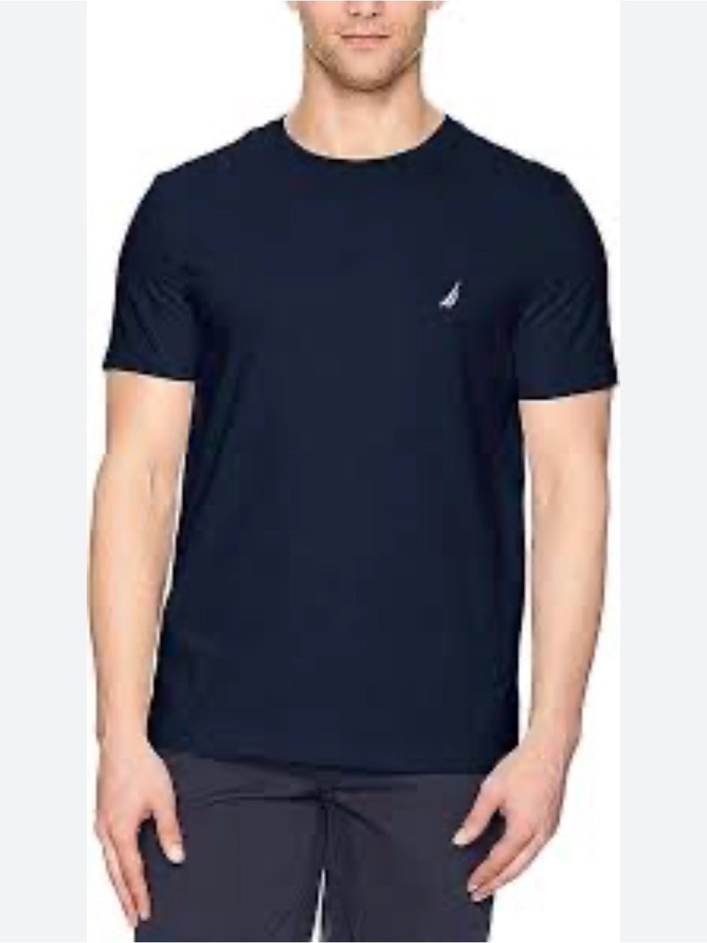 Nautica Navy Short-Sleeve Crew Neck Tee